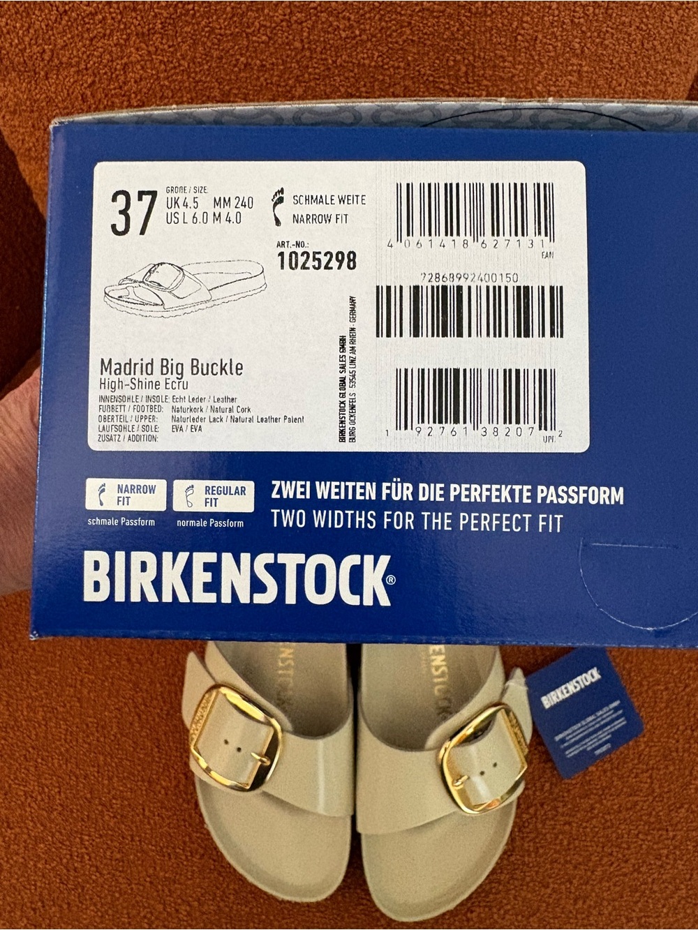 Birkenstock Madrid Big Buckle sz 37 - Picture 5 of 6
